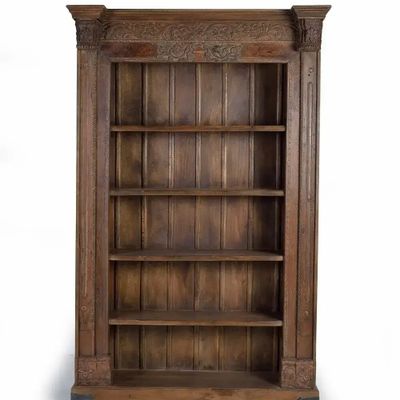 Bookshelves - Mango wood and reclaimed wood bookcase - GINER Y COLOMER