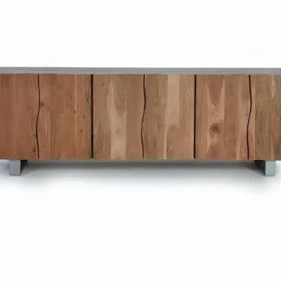 Buffets - Buffet en bois d'acacia et métal - GINER Y COLOMER