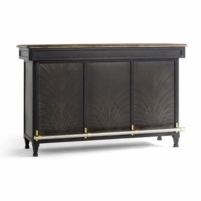 Sideboards - Bar cabinet in mango wood and metal - GINER Y COLOMER