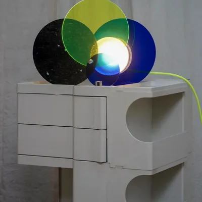 Objets design - Lampe Halo - Lampe 2-en-1 colorés Made in France en plastique recyclé - RAYON VERT STUDIO