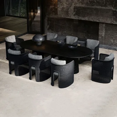 Lawn sofas - Miura-nightfall Dining Set - SNOC