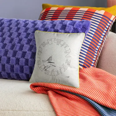 Coussins textile - Housse de coussin 35x35 cm made in FRANCE - COSETTE ET LES LYS