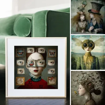 Affiches - Collection Alisa Williams - BLUE SHAKER