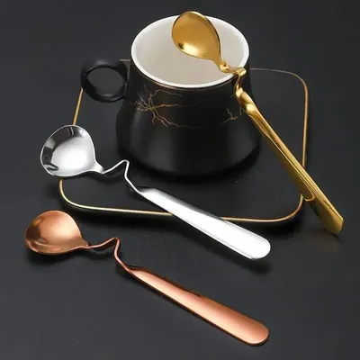 Tea and coffee accessories - Twist - Coffee spoon, tea, dessert - 4 colors - SOSTRAW & SMARTTHINGS
