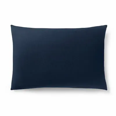 Bed linens - 100% Cotton Pillowcase 50 x 70 cm Midnight Blue - COTON PUR