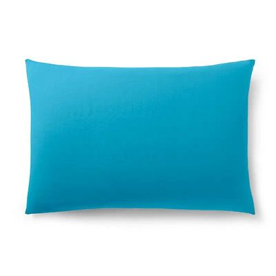 Linge de lit - Taie d'oreiller 100% Coton 50 x 70 cm Cyan - COTON PUR