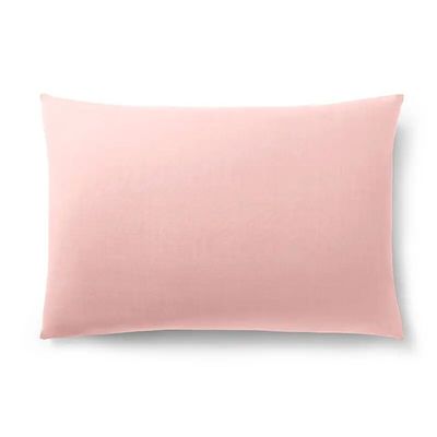 Bed linens - 100% Cotton Pillowcase 50 x 70 cm Pink Dragée - COTON PUR