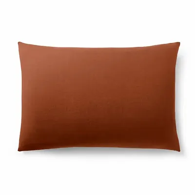 Bed linens - Pillowcase 100% Cotton 50 x 70 cm Paprika - COTON PUR