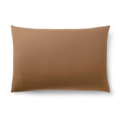 Bed linens - 100% Cotton Pillowcase 50 x 70 cm Taupe - COTON PUR