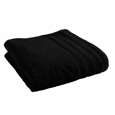 Serviettes de bain - Drap de Bain "Spa" 100% Coton 90 x 150 cm Truffe - COTON PUR