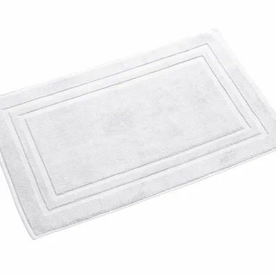Autres linges de bain - Tapis de Bain "Spa" 100% Coton 50 x 80 cm Neige - COTON PUR
