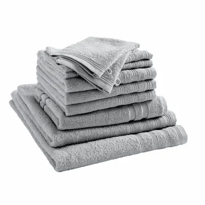 Autres linges de bain - Pack Éponge 10 Pièces "Spa" 100% Coton Perle - COTON PUR
