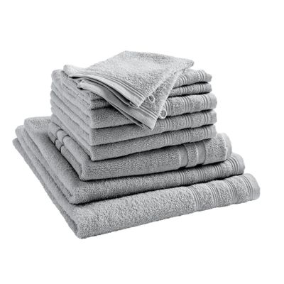 Autres linges de bain - Pack Éponge 10 Pièces "Spa" 100% Coton Perle - COTON PUR