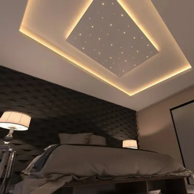 Objets personnalisables - Kit ciel étoilé à LED DIY 120x160cm / 1,92 m2 - 60 leds Blanc Chaud - PIXLUM