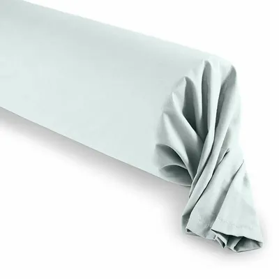 Linge de lit - Taie de Traversin 100% Coton 45 x 185 cm Menthe - COTON PUR