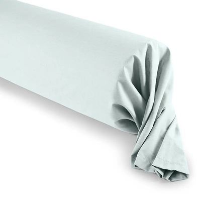 Linge de lit - Taie de Traversin 100% Coton 45 x 185 cm Menthe - COTON PUR