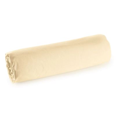 Linge de lit - Drap housse Percale 200 x 200 cm Pur Coton Peigné Longues Fibres 80 Fils/cm² Ivoire - COTON PUR