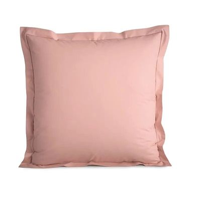 Linge de lit - Taie d'oreiller Percale 65 x 65 cm Pur Coton Peigné Longues Fibres 80 Fils/cm² Rose poudré - COTON PUR