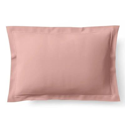 Bed linens - Percale Pillowcase 50 x 70 cm Pure Combed Long Staple Cotton 80 Thread Count/cm² Powder Pink - COTON PUR