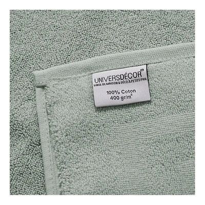 Bath towels - "Spa" 100% Cotton Towel 50 x 100 cm Celadon - COTON PUR