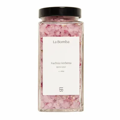 Cosmétiques - Bath Salt Fuchsia Verbena - LA BOMBA