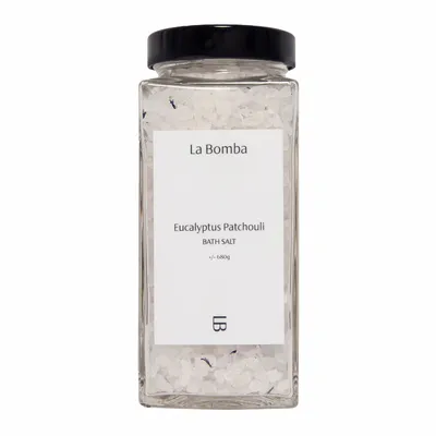 Spa - Bath Salt Eucalyptus Patchouli - LA BOMBA