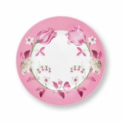 Everyday plates - Jolie Rose Tulip Plate - 23cm - PIP STUDIO