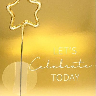 Cadeaux - WDC - Célébrons aujourd'hui - Golden Time - Mini Wondercard - WONDERCANDLE