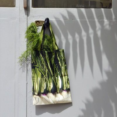 Bags and totes - Shopping bag - Leek bag - Turnip bag - MARON BOUILLIE