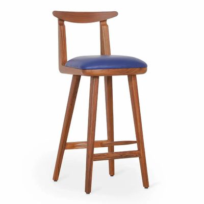 Chairs - Oriq - Teakwood High / Bar Chair - ALANKARAM