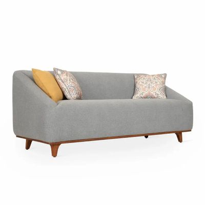 Sofas - Crynhoi Two Seater Teakwood Sofa - ALANKARAM