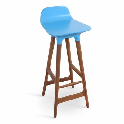 Chaises - Inalt - Chaise haute / de bar en PU bleu ciel - ALANKARAM