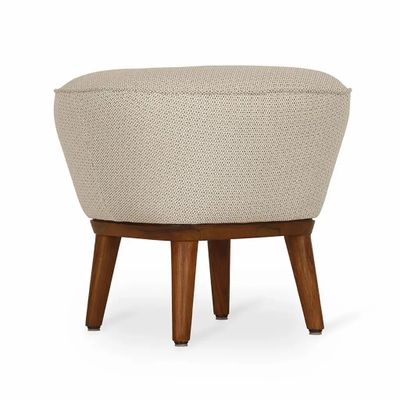 Footrests - Aarav - Teakwood Pouffe - ALANKARAM