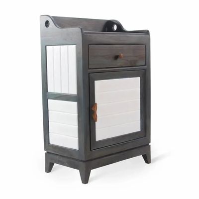 Armoires - Aayat Daraj - Armoire de rangement en bois massif - ALANKARAM