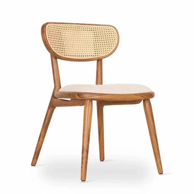 Chaises - Aria - Chaise de salle à manger et d'étude en teck - ALANKARAM