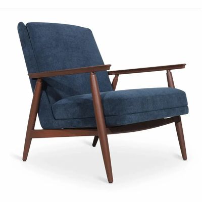 Chairs - Aronui - Teakwood Lounge Chair - ALANKARAM