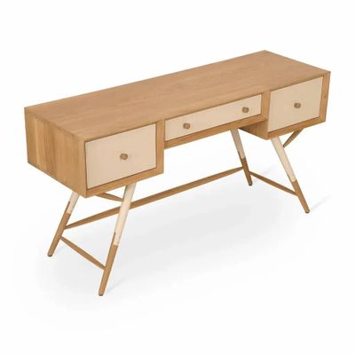Autres tables - Ashri - Table d'étude en bois massif - ALANKARAM