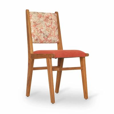 Chaises - Asandi - Bois de teck avec rembourrage complet - ALANKARAM