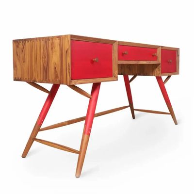 Autres tables - Ashri - Table d'étude en teck - ALANKARAM