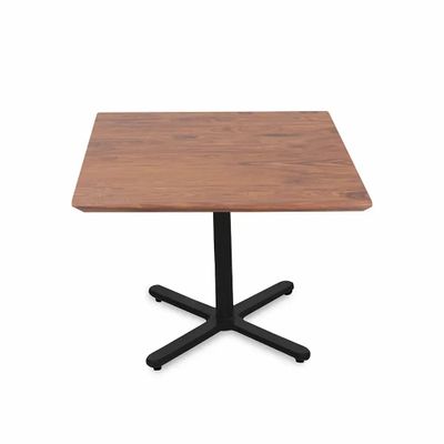 Bureaux - Caato - Table de bureau ouverte carrée avec plateau en bois - ALANKARAM