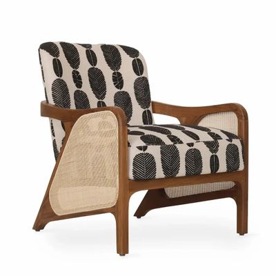 Chaises - Egri - Chaise longue en teck et rotin - ALANKARAM