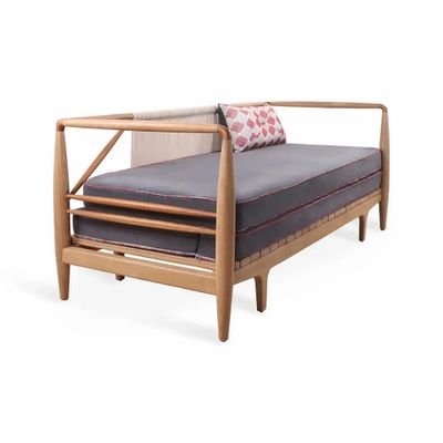 Sofas - Ikili - Solidwood Two Seater Sofa Cum Bed - ALANKARAM