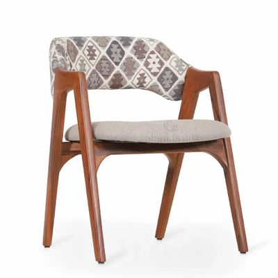 Chairs - Ikkita - Teakwood Dining Chair - ALANKARAM