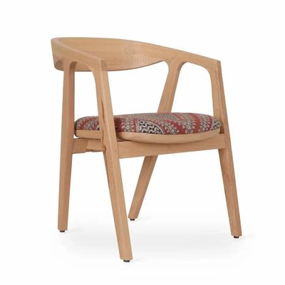 Chaises - Ince - Chaise de salle à manger en bois massif - ALANKARAM