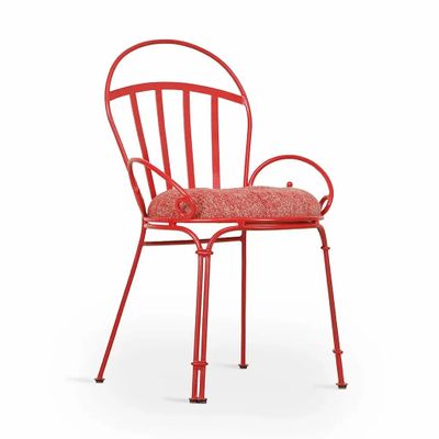 Chaises - Kaba - Chaise de salle à manger/d'extérieur en métal - ALANKARAM