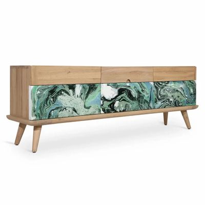Meubles TV - Meuble TV Kapp en bois massif - ALANKARAM