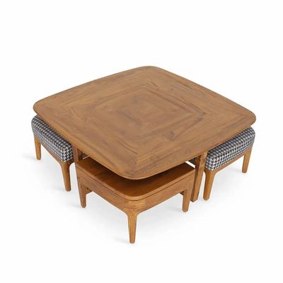 Autres tables - Kiota - Table centrale gigogne en teck - ALANKARAM