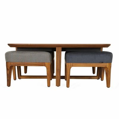 Autres tables - Kiota - Table centrale gigogne en teck - ALANKARAM