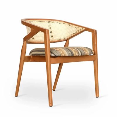 Chaises - Kusuka - Chaise de salle à manger en bois massif - ALANKARAM