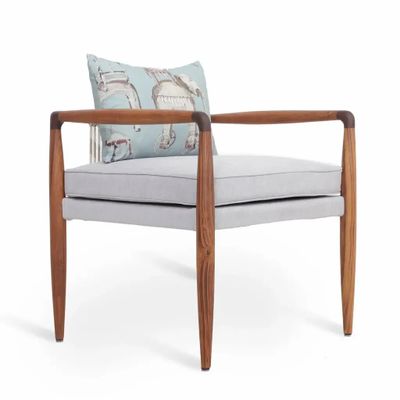 Chairs - Kutu - Teakwood Lounge Chair - ALANKARAM
